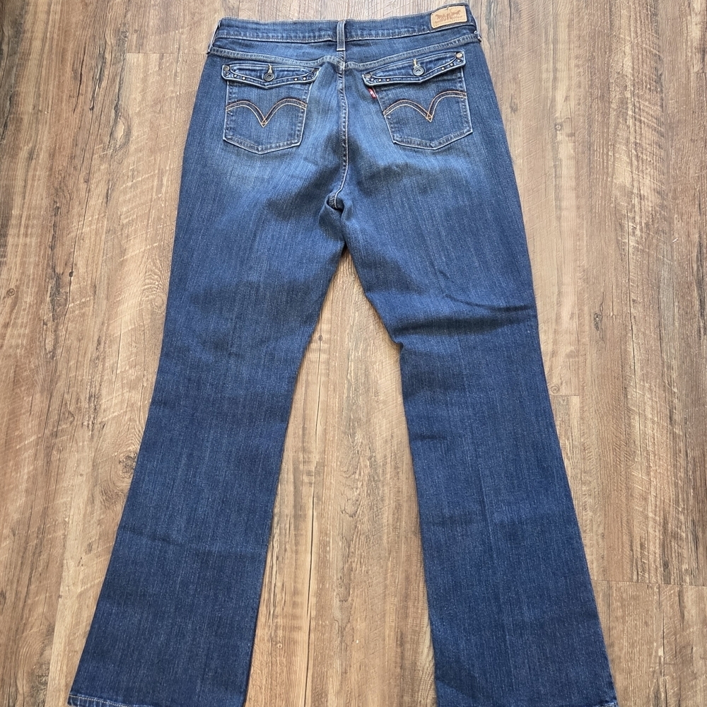 Levi's 515 Bootcut Medium Wash Blue Jeans Women's Size 13 - Picture 7 of 12